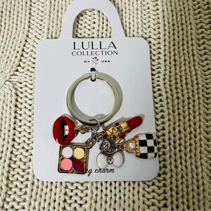 Lulla Collection Petite Lipstick Purse Bag Charm Keychain New Glamour
